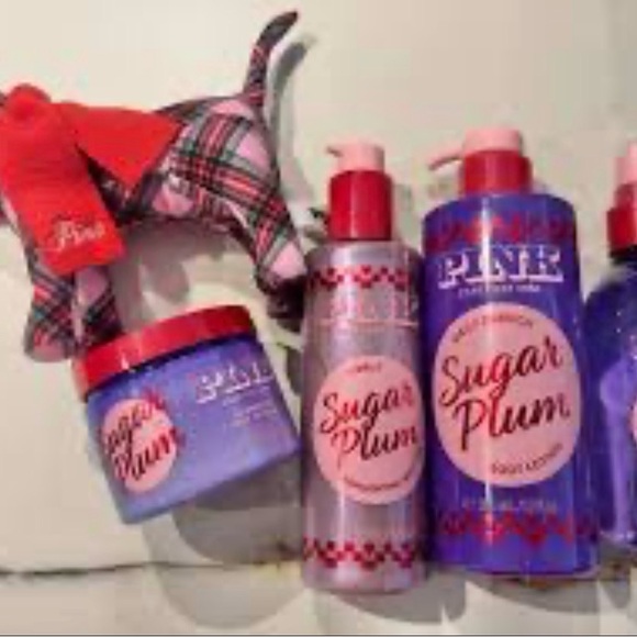 PINK Victoria's Secret Sugar Plum Skincare Set - Purple and Pink - Picture 3 of 4